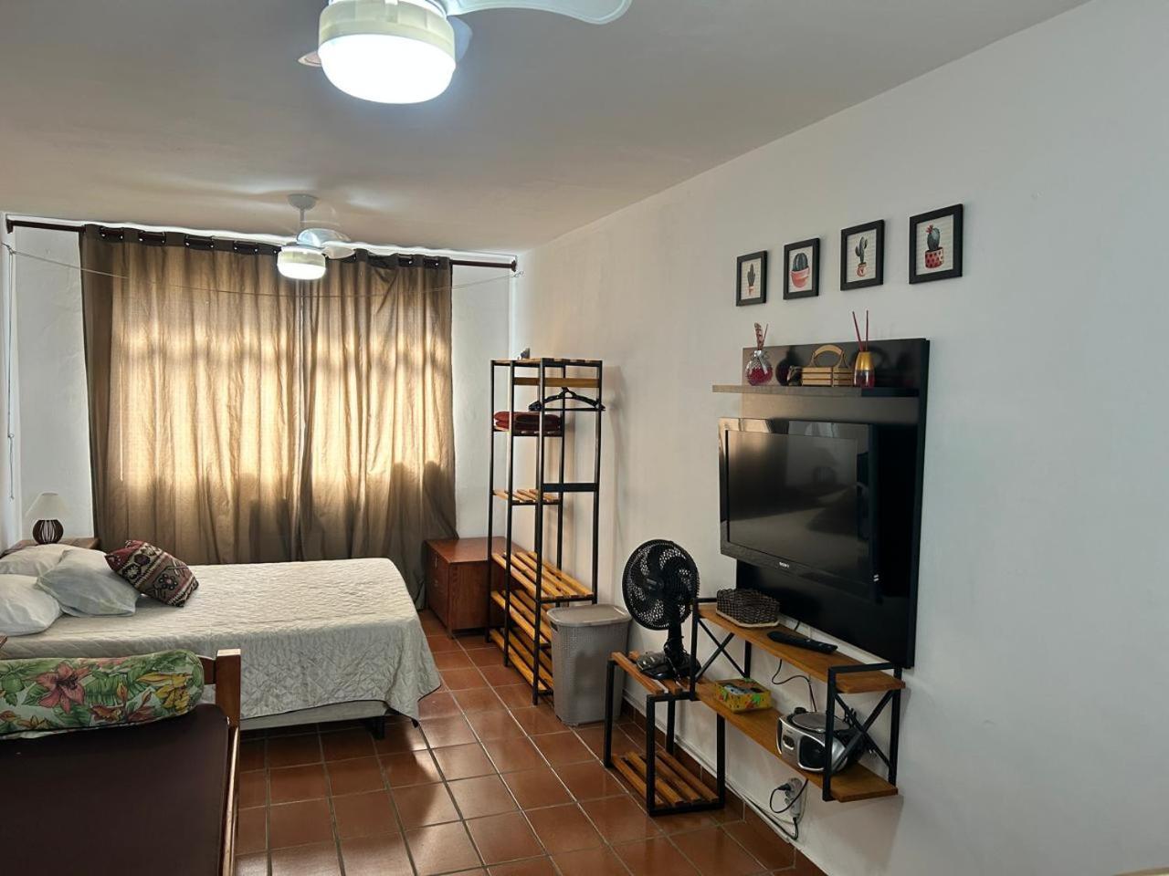 Praia Grande - Aviacao - Apto Estudio - 200 Mts Da Praia Eksteriør billede